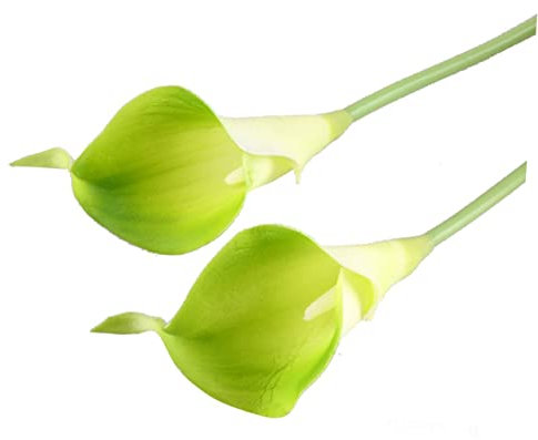 PRETYZOOM Künstliche Calla Lilie 10 Stück Pu, Naturgetreue Deko