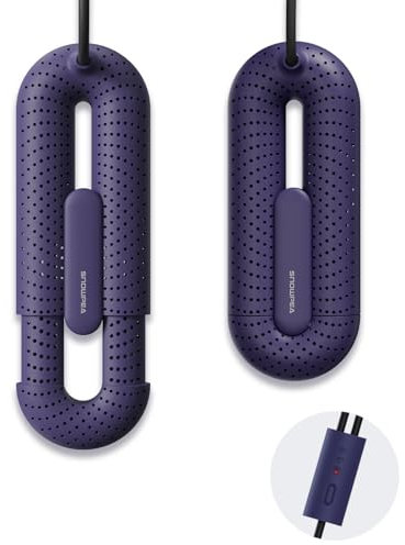 Snowpea Asciugascarpe elettrico, asciuga scarponi da sci elettrico per scarpe, stivali da lavoro, guanti con timer da 3/6/9 ore (Pro)