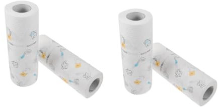 Healeved 2 Juegos Trapo Kitchen Towels Bayeta Escurreplatos Toalla De Secado Rapido Paños De Cocina De Microfibra Reutilizable Toalla De Cocina Paño De Cocina para Lavar Platos 2 Rollos * 2