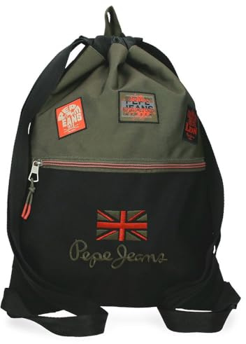 Pepe Jeans Ponder Mochila escolar, azul, Tirantes ajustables para llevarla cómodamente, varios compartimentos, Joumma Bags