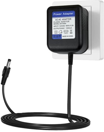 MSZLZTD for NES Power Supply 9V1300mA AC Adapter， Compatible with Nintendo NES Game Console MW41-0900800A 7-38012-24010-6 NES-001 NES-002 NES-101 NES Power Cord Replacement Parts
