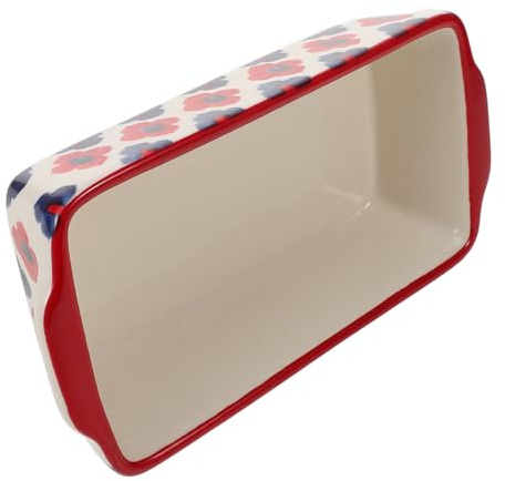 INOOMP Plat à Four Rectangulaire Céramique Plaque De Cuisson Avec Poignée Pour Lasagnes Rôtis Et Gâteaux