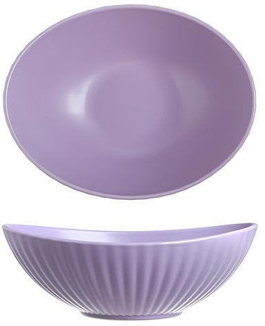 CompadreBol Insalatiera in Ceramica, Ciotola da 26 cm, Ciotole da 1,5 L, Adatta per vari tipi di frutta, verdura, pasta, cereali, farina e pane, dolci (Viola)