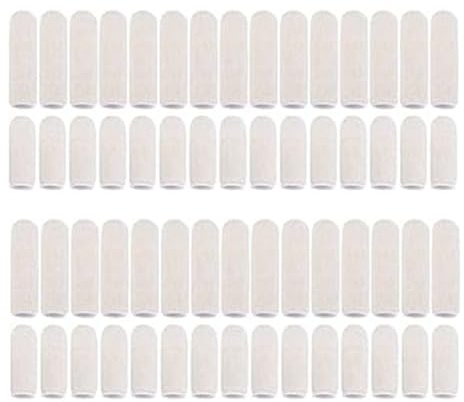 Ounfhtrttk 200 Protectores de Dedos de Algodón para Dedos de los Pies, Protectores de Pulgar y Almohadillas Protectoras Que Absorben la Humedad.