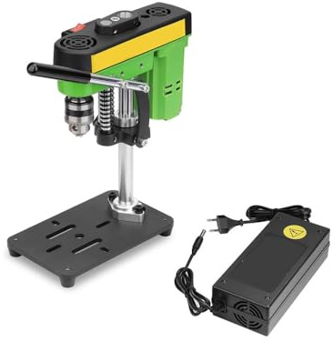 Mini Taladro Columna,Taladro De Banco Eléctrico Ajustable De 7 Velocidades,Velocidad Máxima De 2800 Rpm,Taladro De Prensa Vertical Para Taladrado Directo De Metal, Madera (A)