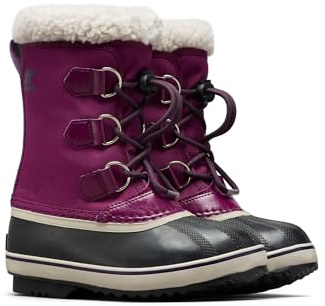 Sorel Yoot PAC Nylon Waterproof bottes d'hiver imperméables pour enfants, Violet (Wild Iris x Dark Plum), 38 EU