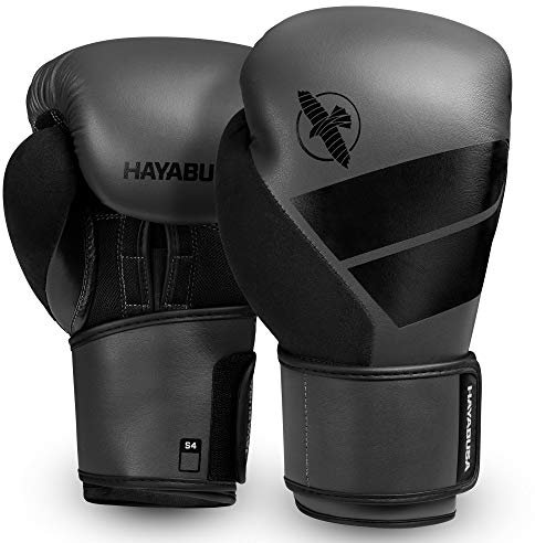 Hayabusa S4 Gants de Boxe pour Hommes et Femmes – Charbon, 14 oz