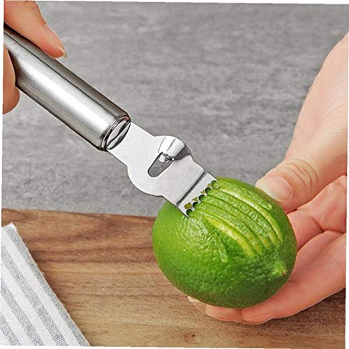 BYFRI Gadgets de Cuisine en Acier Inoxydable de Citron Peeler Zesteur Râpe Citron Orange Agrumes Grater Outils Peeling Bar Accessoires