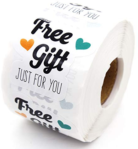 Muminglong Thank You Sticker, Small Business, Handmade Packaging Sticker, 500 PCS (Free)