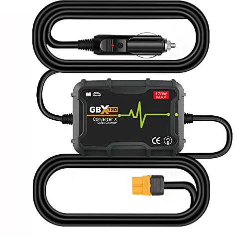 12V XT60 Schnellladegerät,120W Leistung tragbares Auto-Ladegerät auf DC xt60 stecker(12V Schnellladegerät)