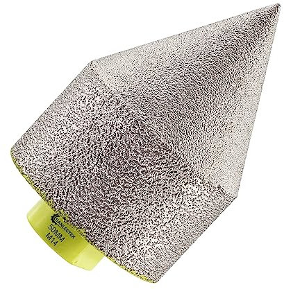 Broca de Chaflán Diamante 50mm - Fresa de Diamante para Agrandar y Forma a Agujeros Existentes en Azulejos Porcelana Cerámica Granito Mármol M14 Rosca SANLEETEK