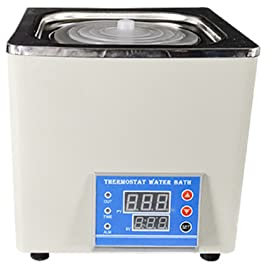 Bain-Marie thermostatique numérique de Laboratoire, Bain-Marie thermostatique de Laboratoire à Chauffage électrique 300 W, revêtement en Acier Inoxydable de 3,25 L, Fournitures de Bain-Marie de labo