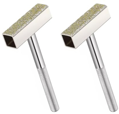 Hsthe Sea 2 PCS Schleifstein-Abrichter, Diamant-Rad-Abrichter zum Schleifen von Entgratungsrädern, 45 x 15 mm