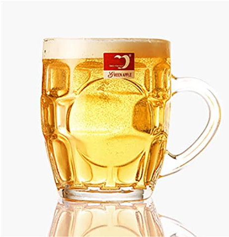 Genérico Juego de 6 Vasos de Cerveza, Vasos de Cerveza Artesanal, Vasos de Cerveza IPA con Forma de Panal, Vasos de Cerveza de Cristal Macizo, Regalos de Cerveza clásicos, Vasos de Cerveza,