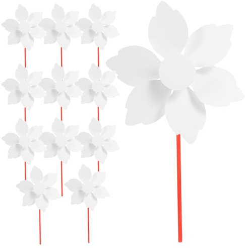 YARNOW 12 Pièces Lot De Jouets à Vent En Papier à Peindre Soi-même Pour Garçon Fille Maternelle Cadeaux De Fête Pour Apprendre à Dessiner