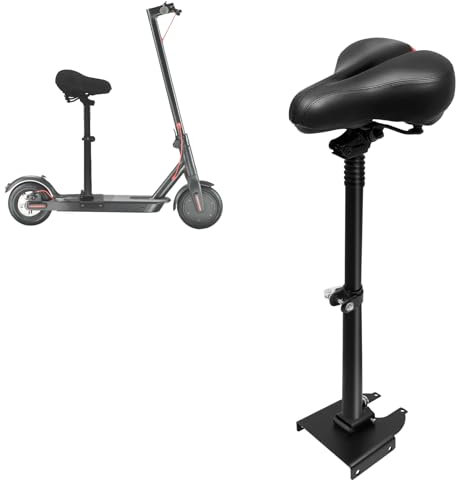 Selle de scooter électrique DHQCQL, noir, pour Xiaomi 365, hauteur réglable 50-68 cm, jusqu'à 100 kg, en fer, polyuréthane et mousse de polyéthylène