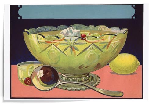 Lantern Press Fruit Punch, Citrus Crate Label (12x18 Art Print, Travel Poster Wall Decor)