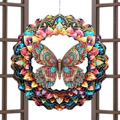 Molinillos de viento al aire libre | Molinillo de viento para decoración al aire libre, esculturas artísticas para el hogar, patio, césped, decoración para mujeres, mamá, abuela, esposa, cumpleaños