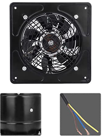 Generic Hotte de Cuisine, Ventilateur de Table électrique avec Structure Résistante, Ventilation Extrêmement Silencieuse 220 V 50 Hz 40 W Éliminer l'humidité et un Faible Bruit 7,48 X 7,48 X 5,31
