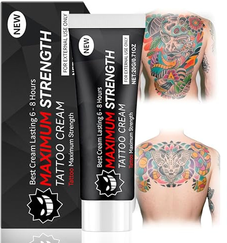 Tattoo Body Cream för kvinnor och män, återfuktande kroppskräm