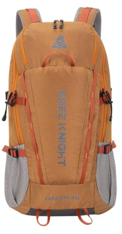 Bseash Sac à dos imperméable de 45 L avec housse de pluie, sac à dos de voyage pour escalade, ski, cyclisme
