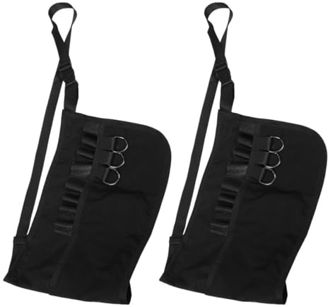 JOINPAYA Tablier de Salon de Coiffure Lot de 2, Tablier pour Coiffeur Porte-ciseaux et Poche Organisatrice D'outils de Coiffure, Matériau Robuste pour Usage Professionnel en Salon, Barbier