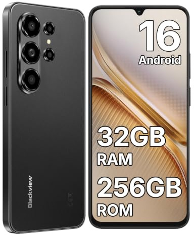 Blackview WAVE 10 Mobile Phones Android 16, 6.88/120Hz, 32GB RAM+256GB ROM