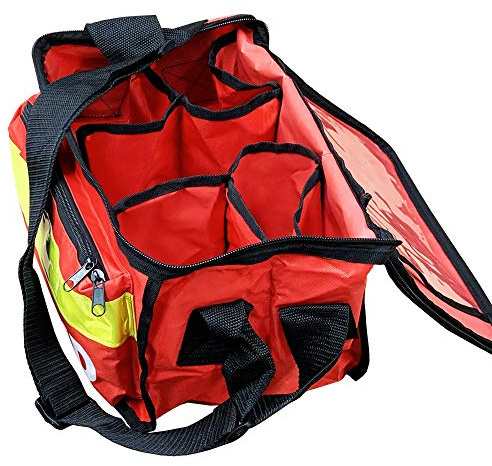 JFA Medical Red Haversack Trousse de premiers secours avec poche avant Vide, Rouge, Classique