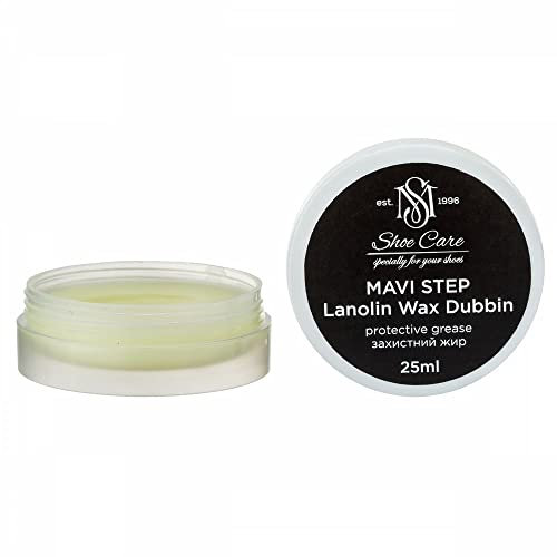 MAVI STEP Lanolina Wax Dubbin Premium - Grassa per Cura Pelle - 25 ml / 0,85 oz