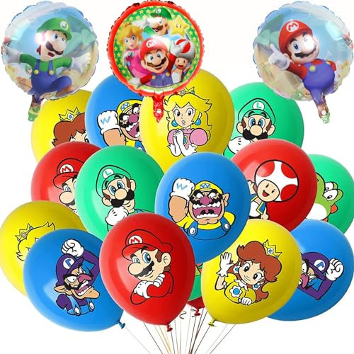 Cartoon Luftballon, 27pcs Cartoon Balloons, Ballon Kinder, Kindergeburtstag Luftballons, Cartoon Deko Geburtstag, Geeignet zur Dekoration von Geburtstagsfeiern, Kinderfesten und Mottopartys