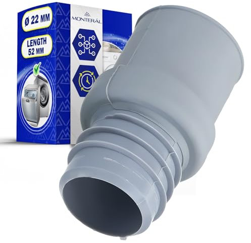Adattatore Scarico Lavatrice Ø 22 mm per il Tubo Scarico Ø 22 mm Lavatrice e Lavastoviglie - MONTERAL