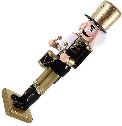 OKUMEYR Schiaccianoci in Legno Per Decorazione Da Tavolo Figura Di Schiaccianoci Natalizia Accessorio Fotografico Creativo Regalo Per Ragazza e Amici