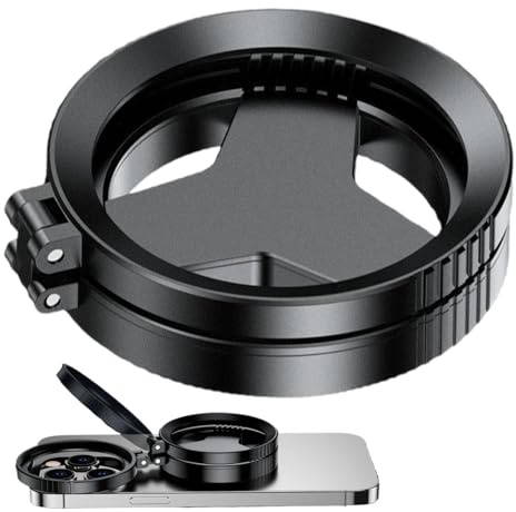Per Telefono Magnetico-Adattatore Per Lenti Ad Alta Definizione Da 5,2x1 Cm, Lenti Da Telefonico 52mm 2 In 1 | Accessorio Antiriflesso Per Smartphone, Fotocamera, Ritratto E