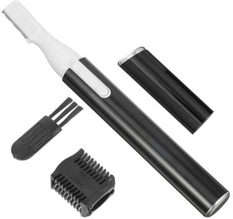 OUNONA Rasoio Elettrico Sopracciglia Compatto per Donna Rifinitore Viso Multiuso per Precisione Sopracciglia Barba e Peli Superflui Portatile e Facile da Impugnare Adatto Trattamenti