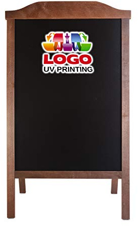 Wooden A-Board, Pavement Sign, Display Blackboard Chalk RO with UV Print