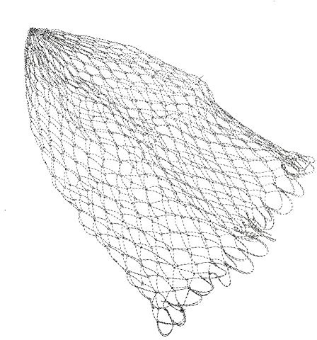 Rete da taglio a rete sostitutiva da pesca di atterraggio realizzata con fibra di polietilene resistente, Siut per flusso, lago, mare, fiume,)