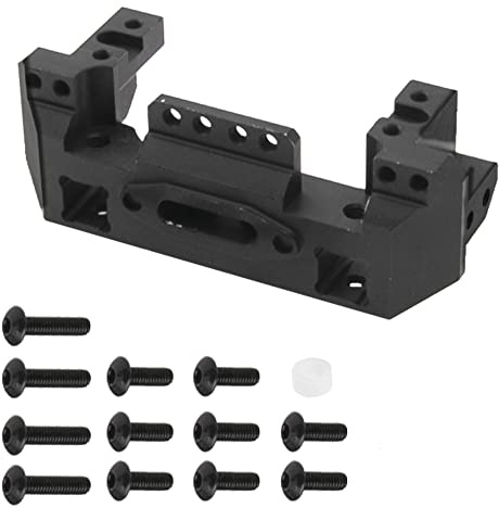 ShareGoo CNC Aluminum Front Bumper Mount Servo Winch Mount Bracket Compatible with Traxxas TRX4 TRX-4 1/10 RC Crawler Car Upgrade Parts