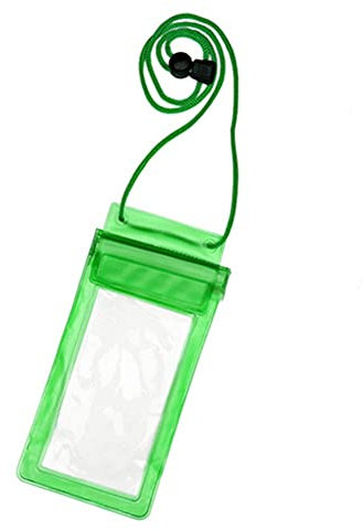 Universelle wasserdichte Tasche Handytasche klar versiegelt Unterwasser Handy Schwimmtasche Abdeckung Tauchtaschen (Color : Green)