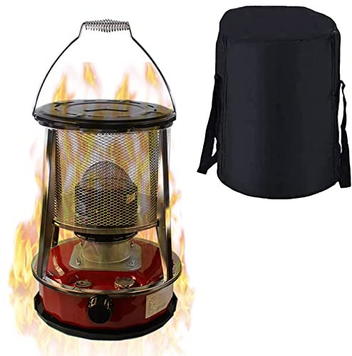 Quemador de calefacción doméstico con Bolsa de Transporte Calentador de Aceite de Queroseno Rojo Blanco Estufa de Campamento al Aire Libre para Calentar cocinar Agua hirviendo Calentador de