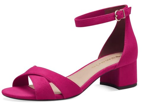 Tamaris Sandalias de Mujer, Sandalias de Mujer, Rosa Fuxia, 6 UK
