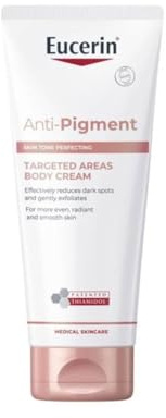 Eucerin Anti-Pigment Loción corporal para áreas localizadas (200 ml), crema de cuerpo exfoliante y regeneradora con Thiamidol, crema antimanchas nutritiva para tratar la hiperpigmentación