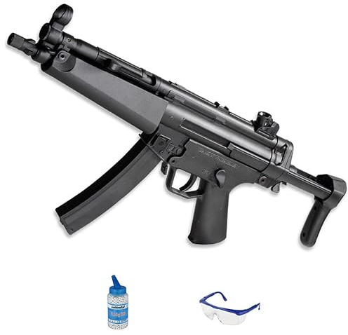 Golden Eagle 6851 AEG elettrica (6mm) | Pistola Airsoft (pallini in PVC) calibro 6mm + caricatore 0,20 + occhiali protettivi (potenza: 0,3 joule)