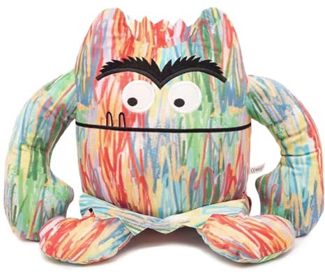 Farbenmonster Plushie, Bunte Monster Plüschtier für eine fröhliche und unbeschwerte Stimmung, Halloween oder Birthday Decorations Monster Kuscheltier Geschenke für Jungen oder Mädchen. (9.8zoll)
