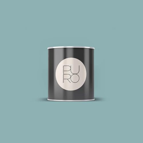 BRICOFLOR Wandfarbe grau grün in 5l, 2,5l und 1l Gebinden Design Dispersionsfarbe seidenmatt mit Deckkraftklasse 1 modern