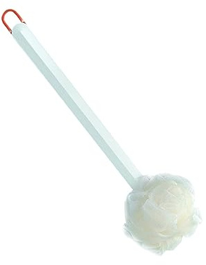 OUNONA Spazzola per Doccia Manico lungo Scrub Esfoliante per Corpo e Schiena Setole Morbide e Dense Design per Appendere Risciacquabile e Facile da Usare