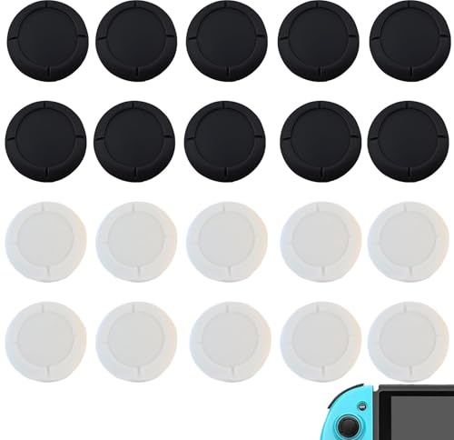 20 Stück Universal Joystick Kappen, Controller Zubehör, Controller Sticks für besseren Grip und Schutz Kompatibel Mit Geräte Switch und Switch Lite