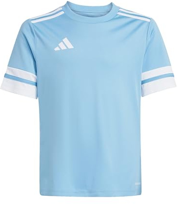 Addias Trikotsatz Kinder hellblau weiß Squadra 25 Gr/128 - Sportbekleidung Set