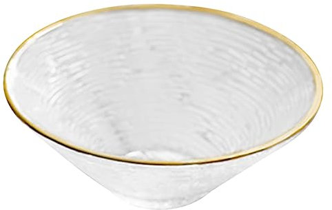 Gatuida Ciotola da Portata in Vetro Insalatiera per Frutta Dessert Snack Utilizzo Multiuso Casa Bar Hotel Ristorante Controllo Porzioni Alimentazione Equilibrata