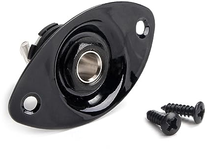 Mikinona Schwarze Buchse Für E Gitarren Klinkenstecker Buchse Für Gitarre Und Bass Ersatz Klinkenbuchse Für Gitarre Und Bass Klinkenbuchse Für Gitarre Eingangsbuchse Für Gitarre