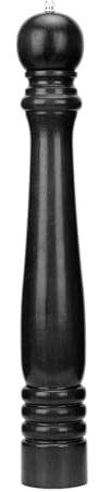 Molinillo de pimienta madera Hotel Grande 8-20 Molinillo manual núcleo acero inoxidable sal y Molinillo de pimienta manual(Black 20inch)